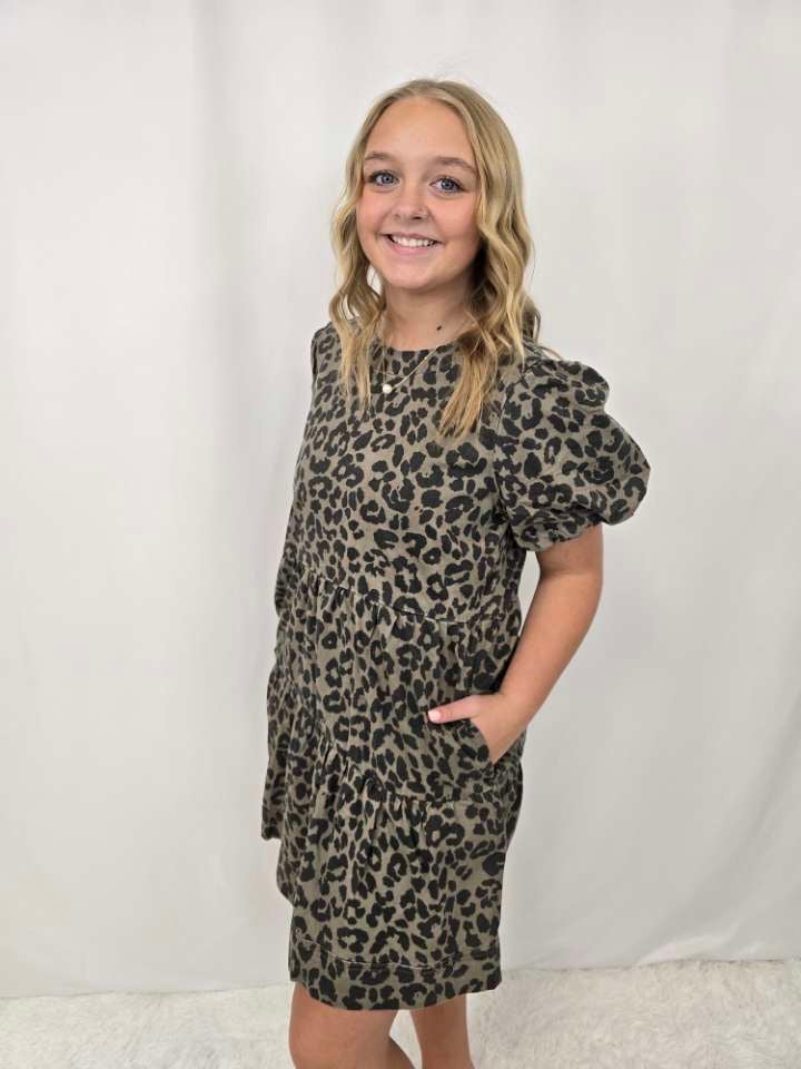 Lia Leopard Dress