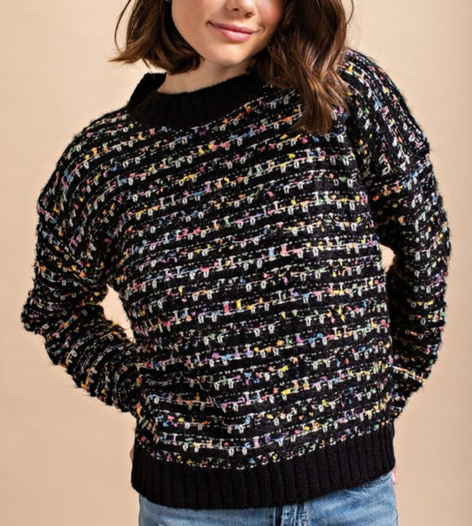 Multi Black Sweater - SALE
