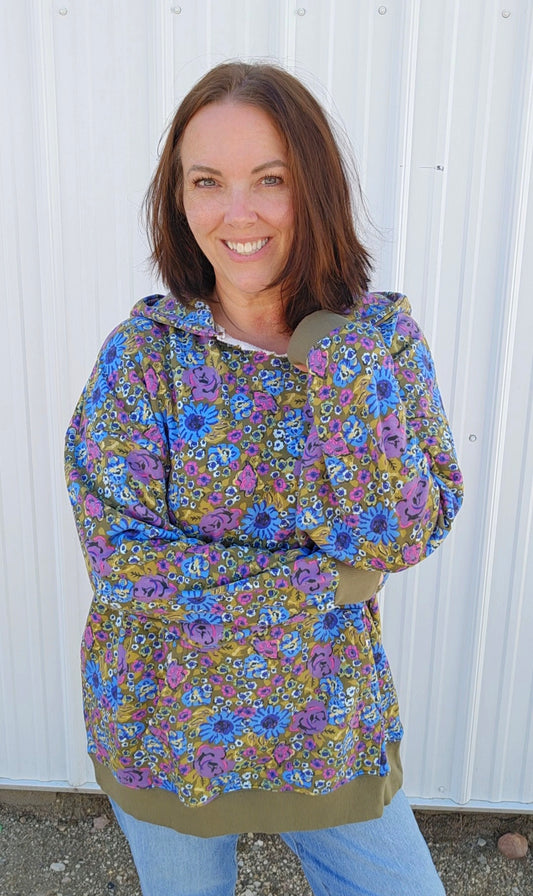 Floral Oversized Hoodie