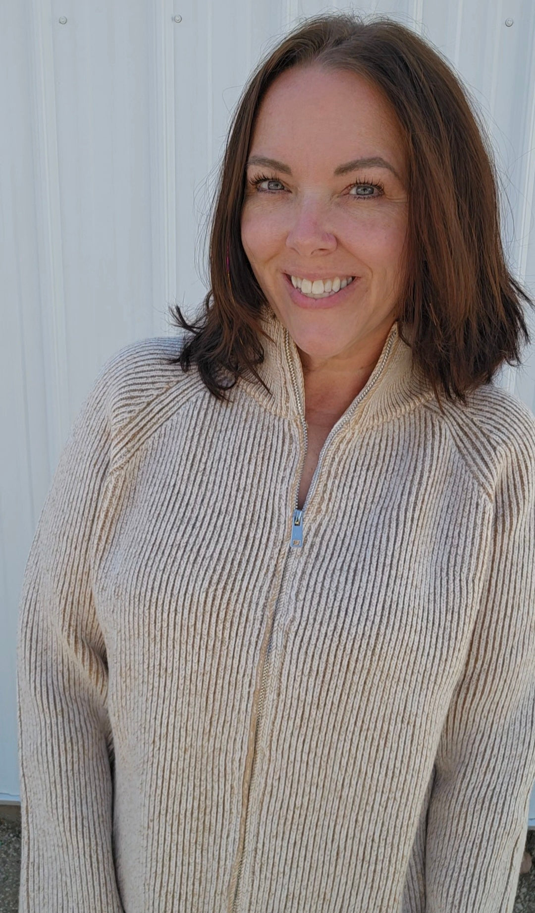 Zella Zipper Cardigan