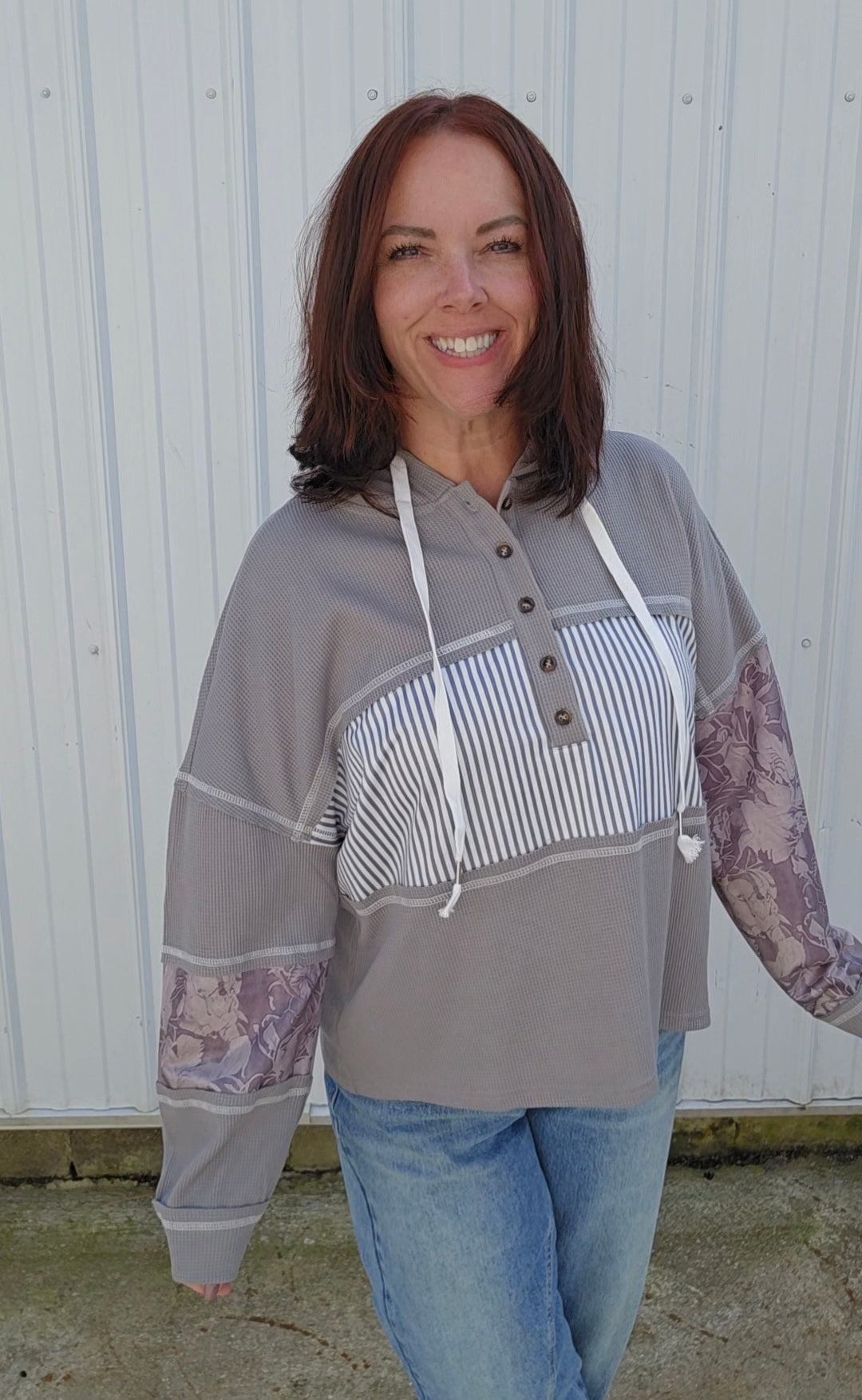 Gail Hooded Top