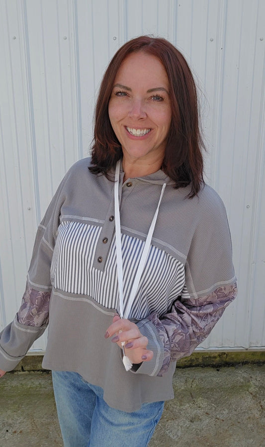 Gail Hooded Top