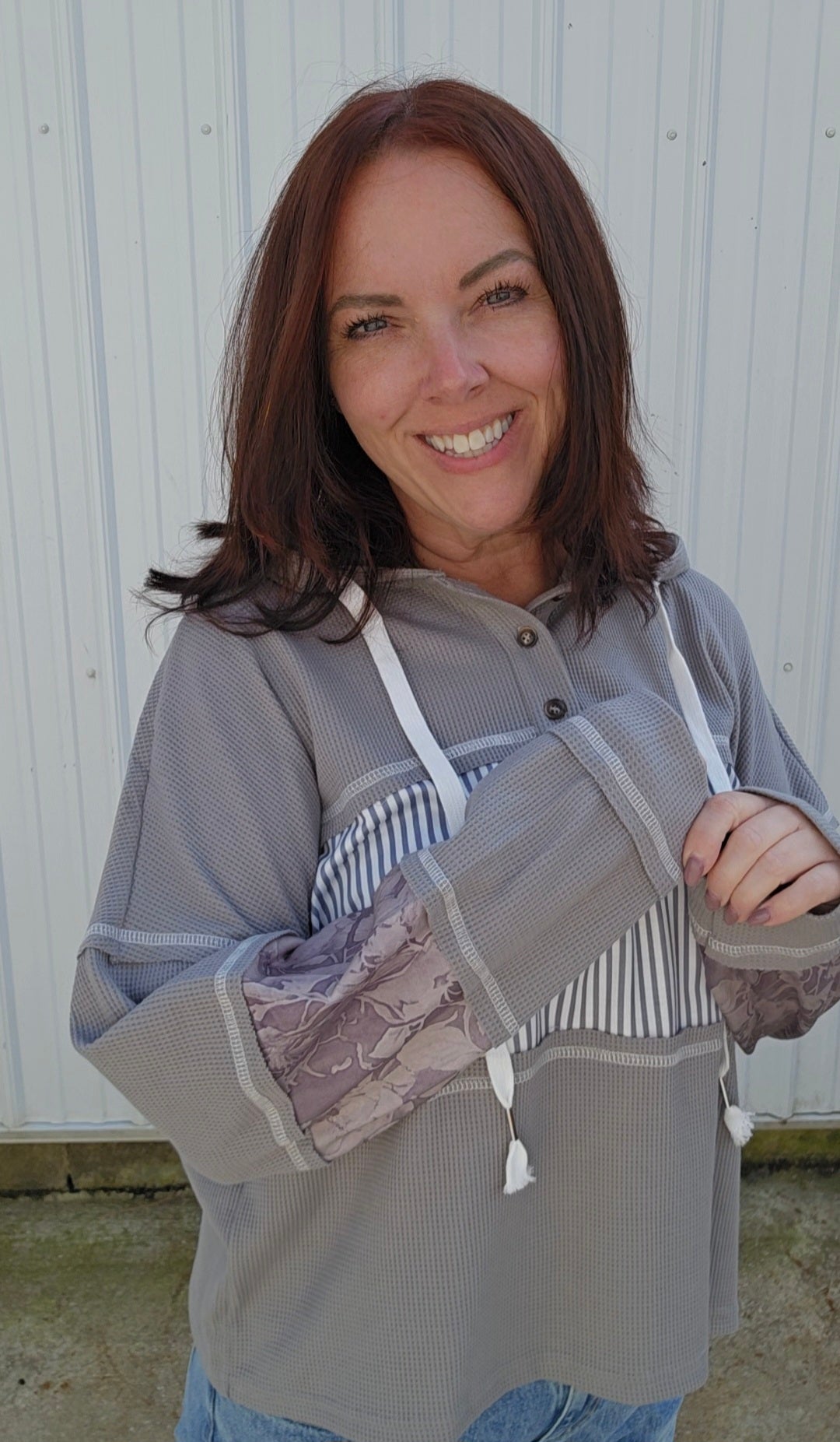 Gail Hooded Top