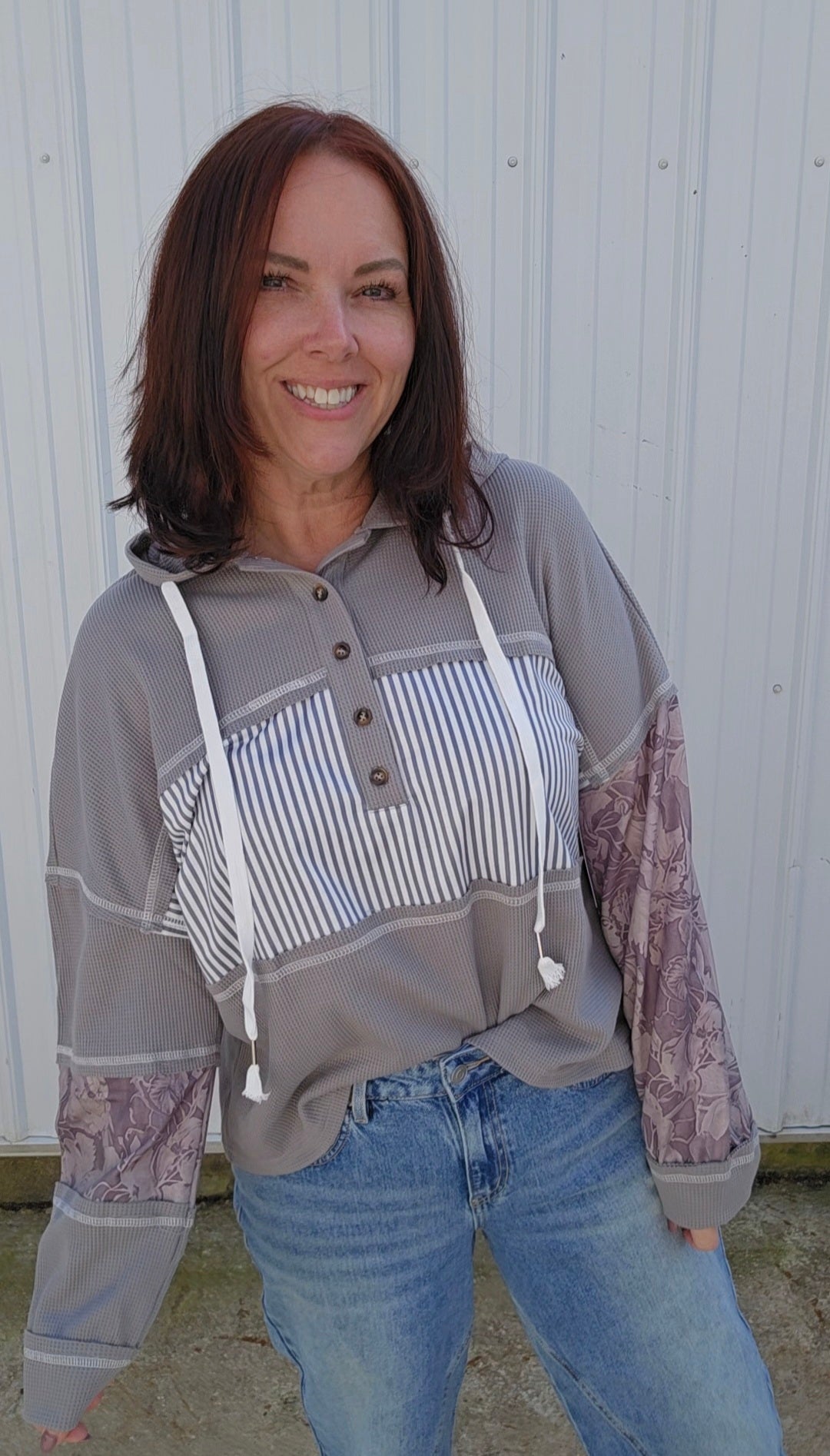 Gail Hooded Top