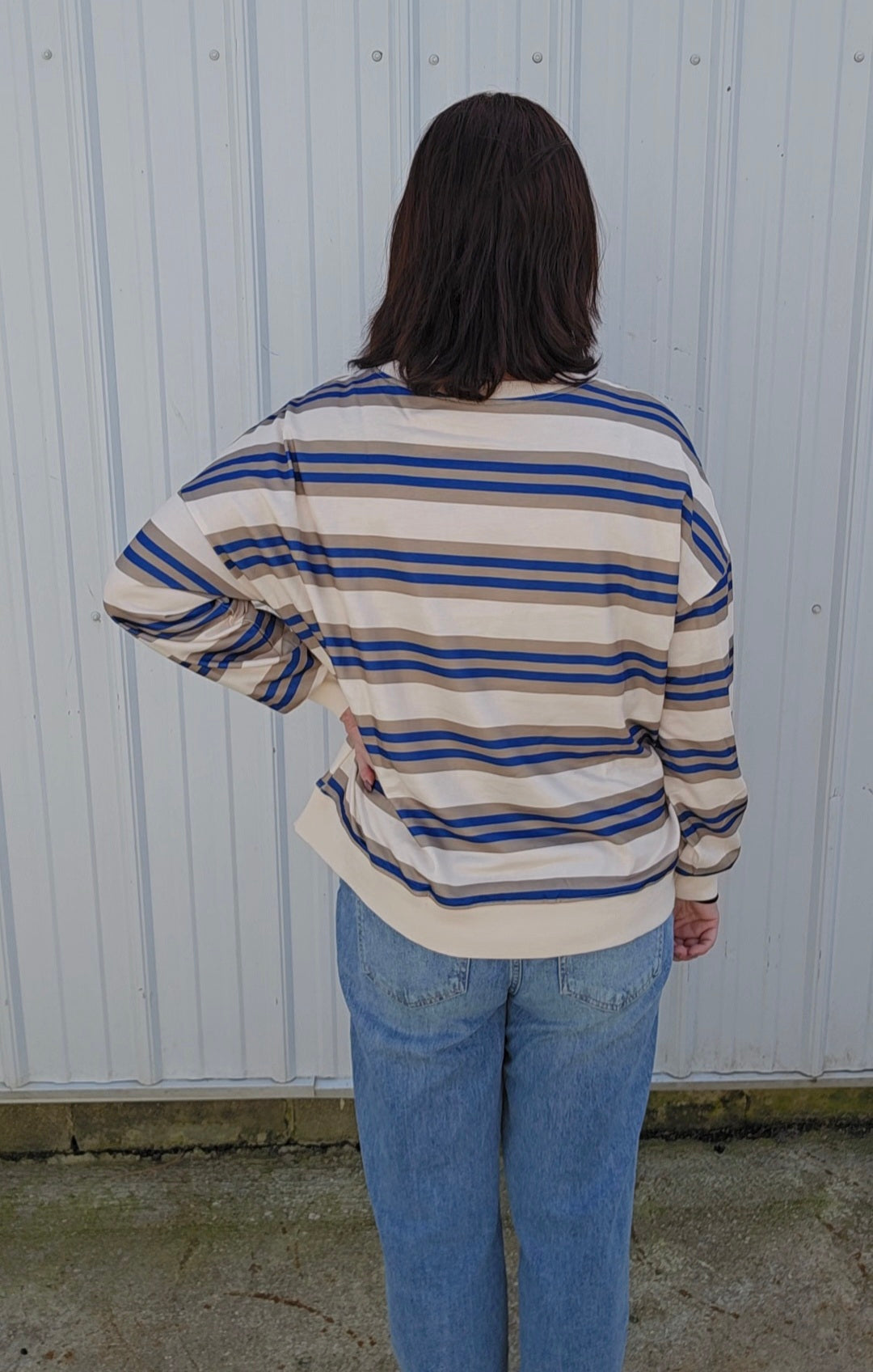 Charlee Stripe Sweatshirt
