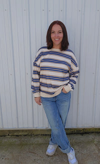 Charlee Stripe Sweatshirt