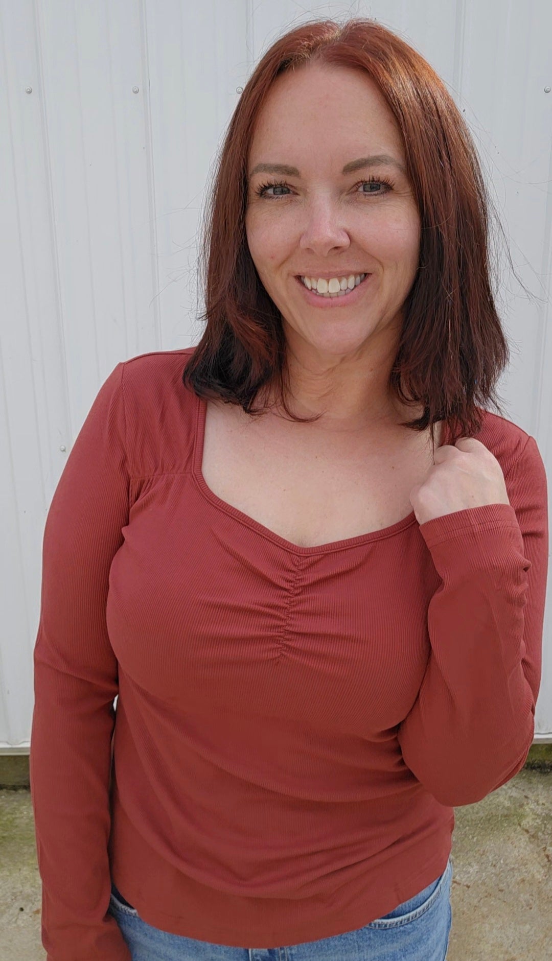 Gianna Gathered Top