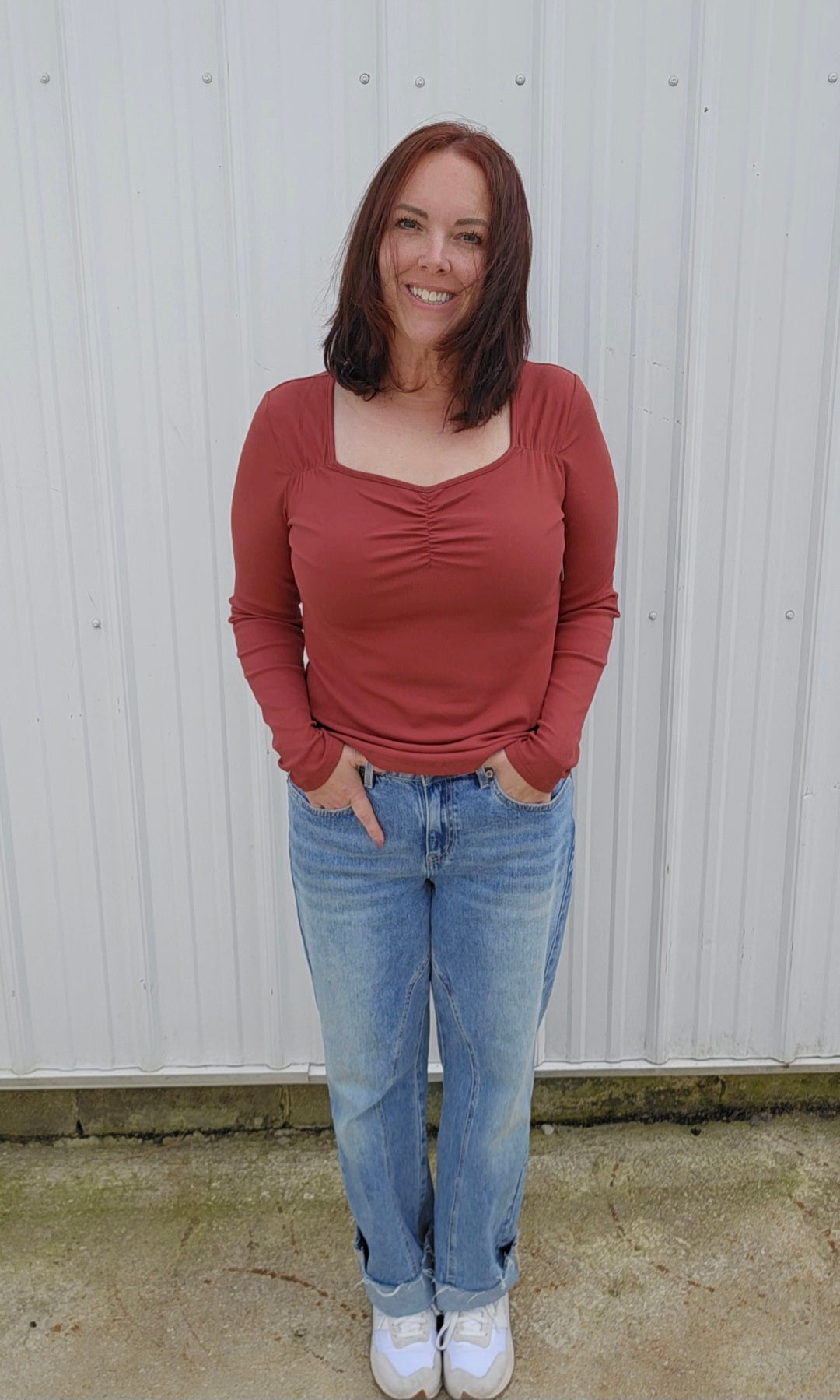 Gianna Gathered Top