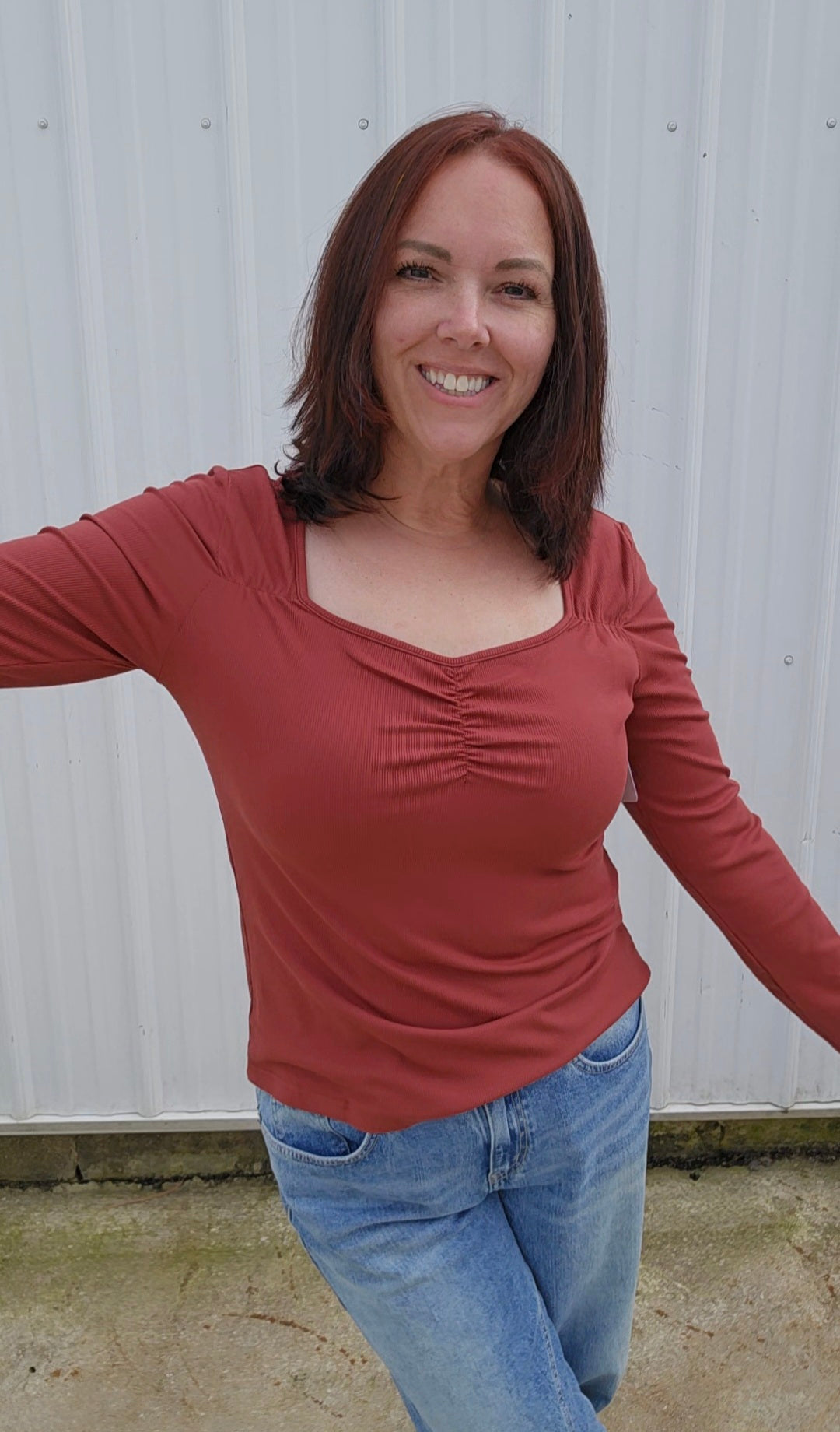 Gianna Gathered Top