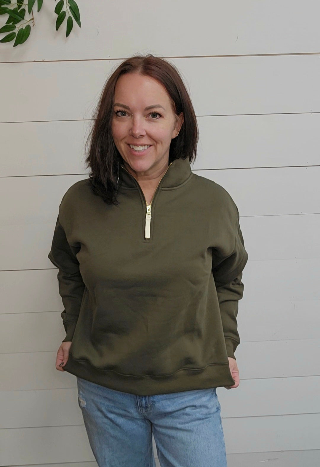 Oriana Half Zip Sweatshirt