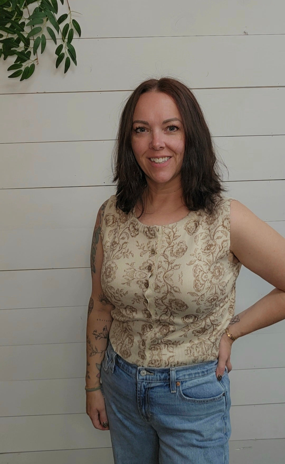 Faye Floral Vest