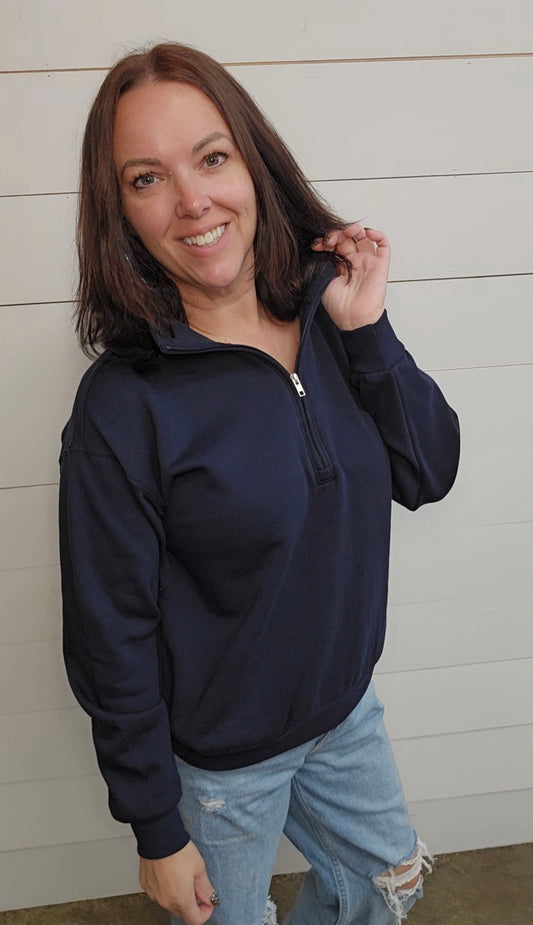 Half Zip Sweatshirt