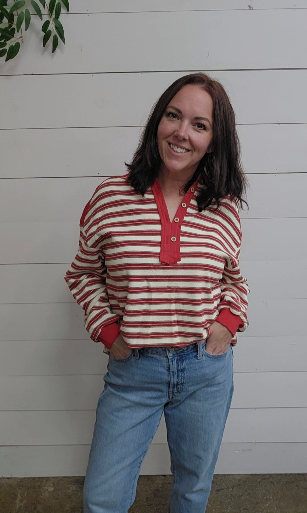 Cassidy Collared Top