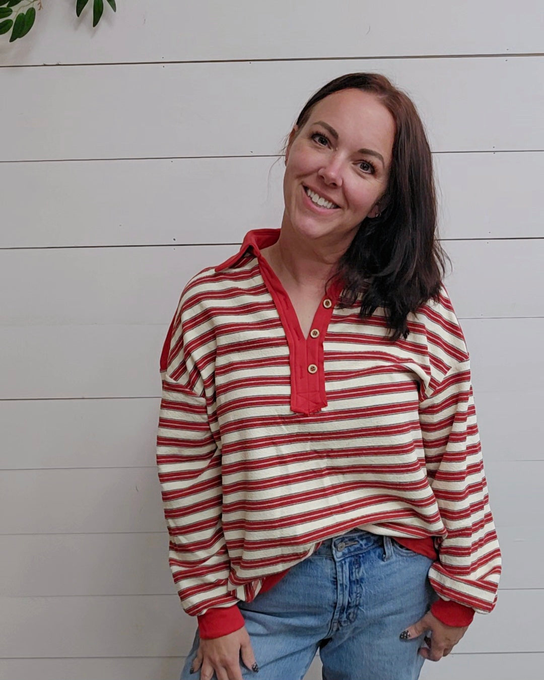 Cassidy Collared Top