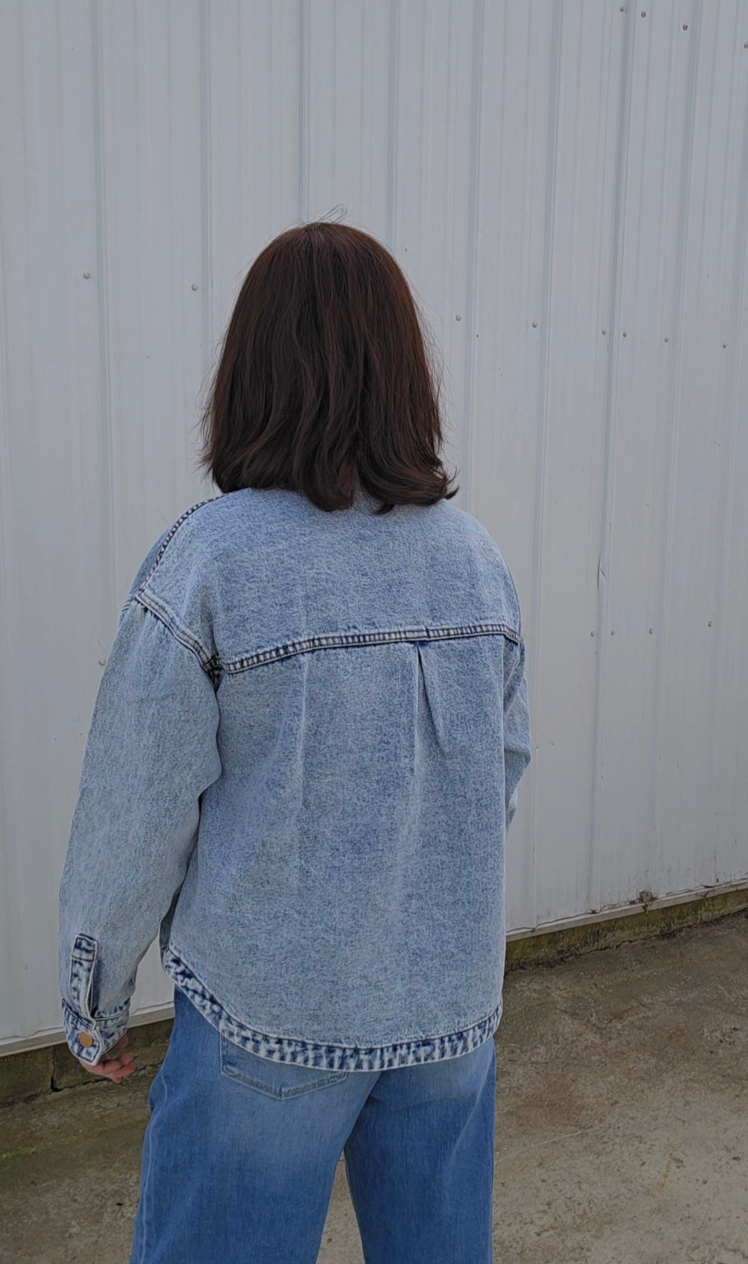 Square Pocket Denim Jacket