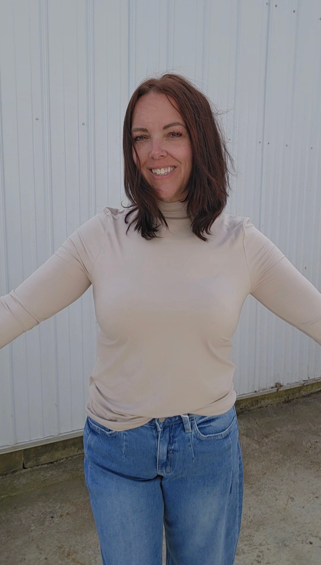 Basic Mock Neck Top