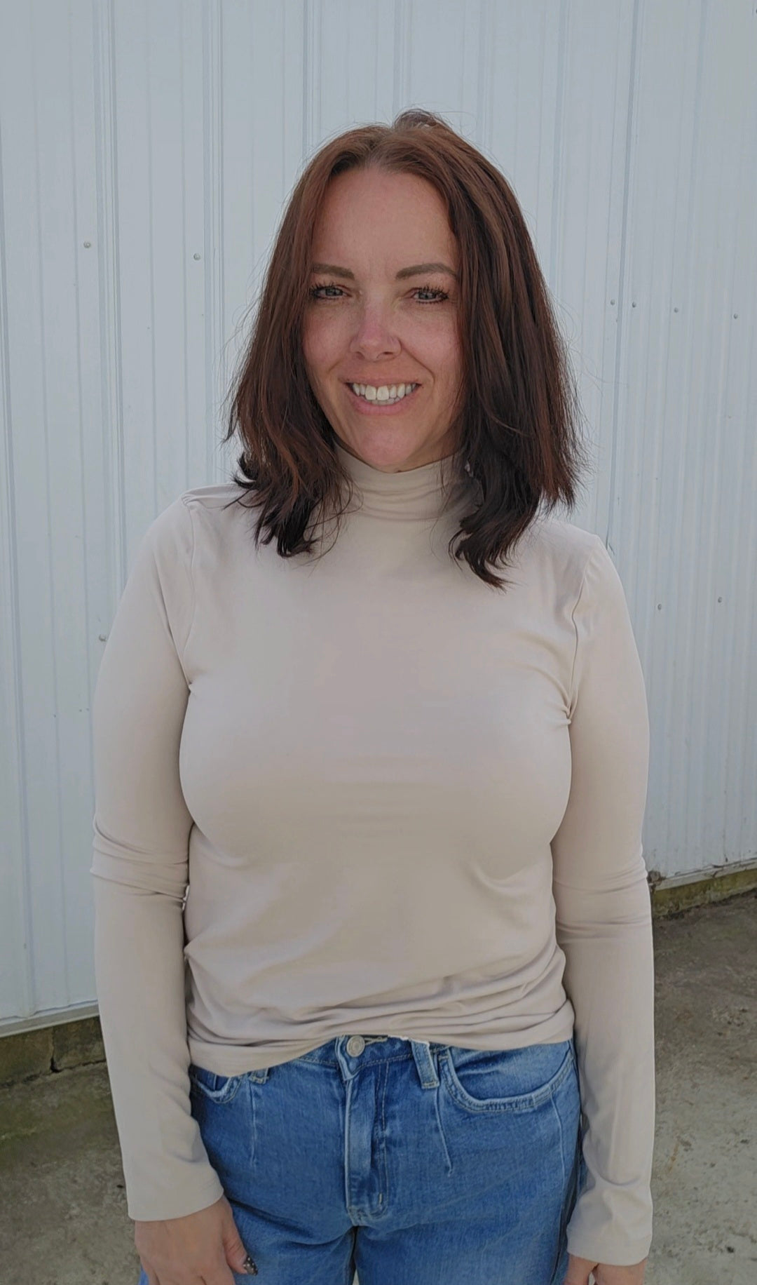 Basic Mock Neck Top