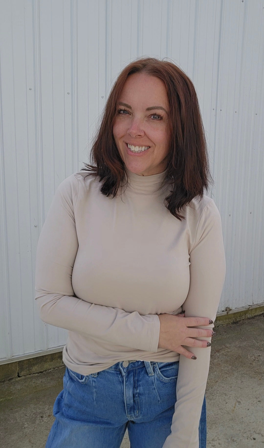 Basic Mock Neck Top