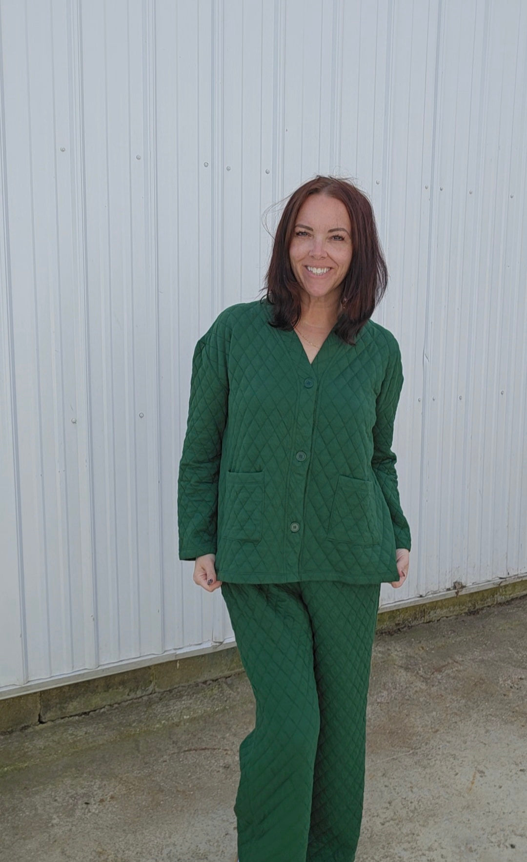 Quilted Pant SET