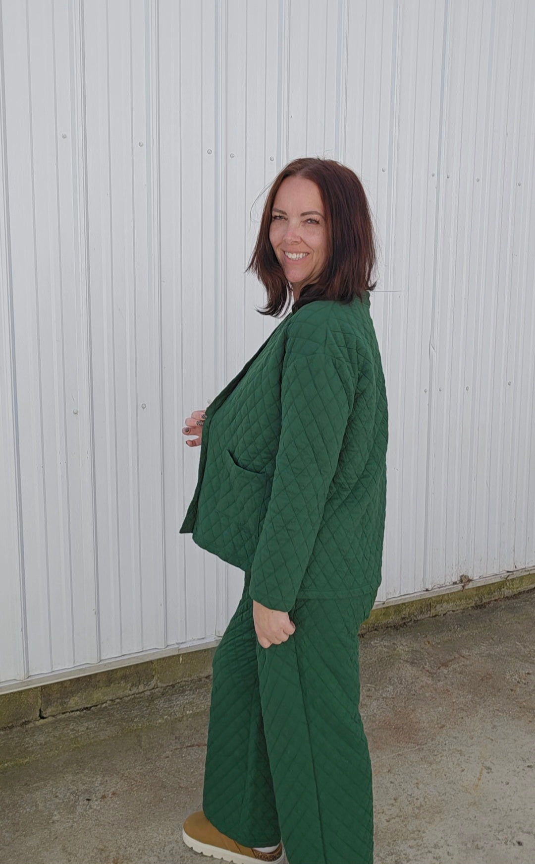 Quilted Pant SET