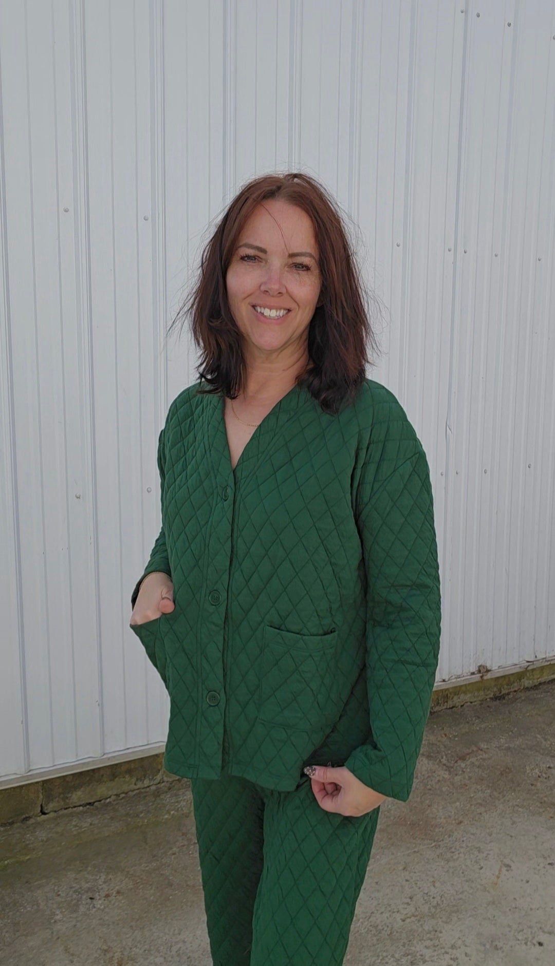Quilted Pant SET