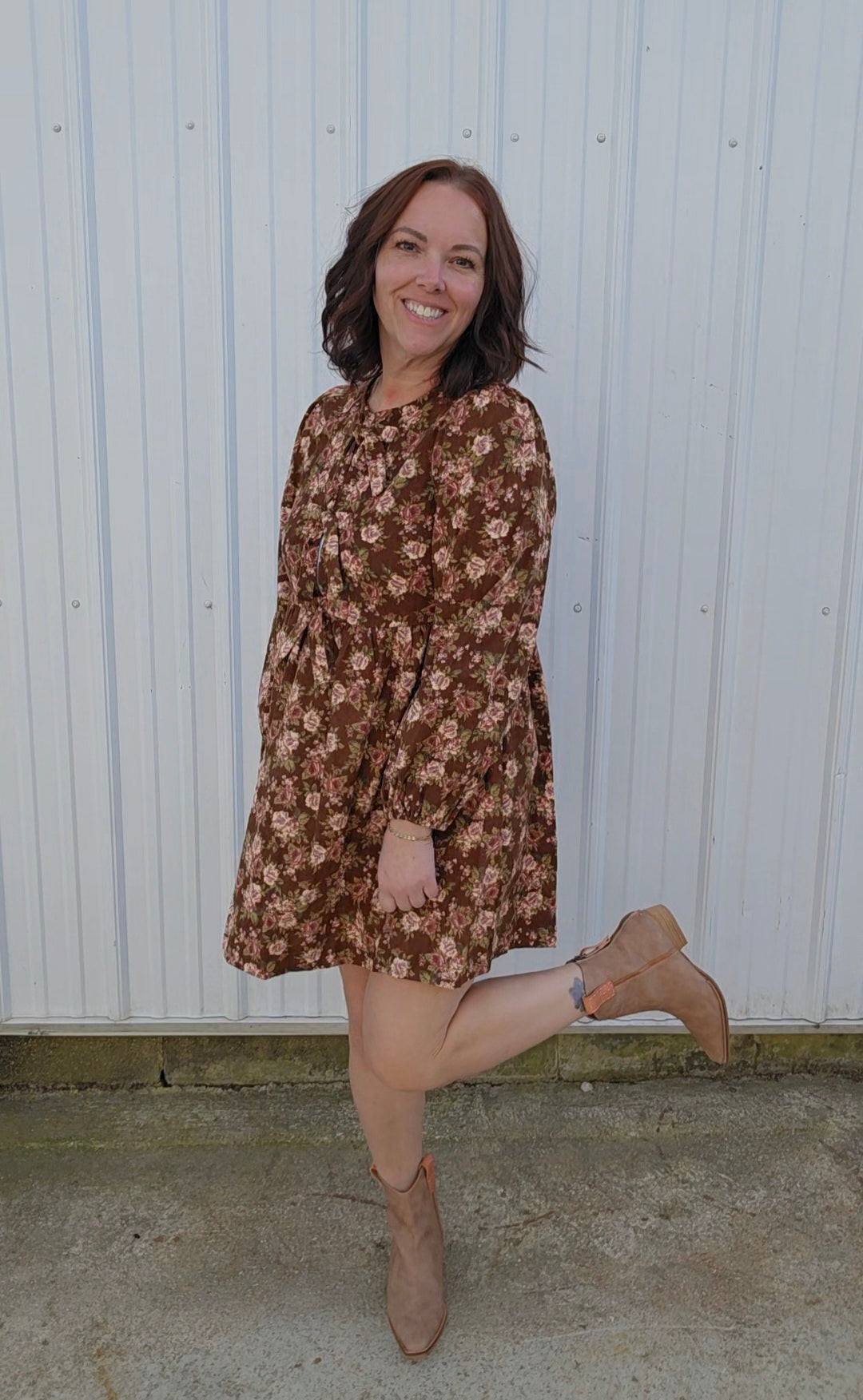 Beatrice Corduroy Dress