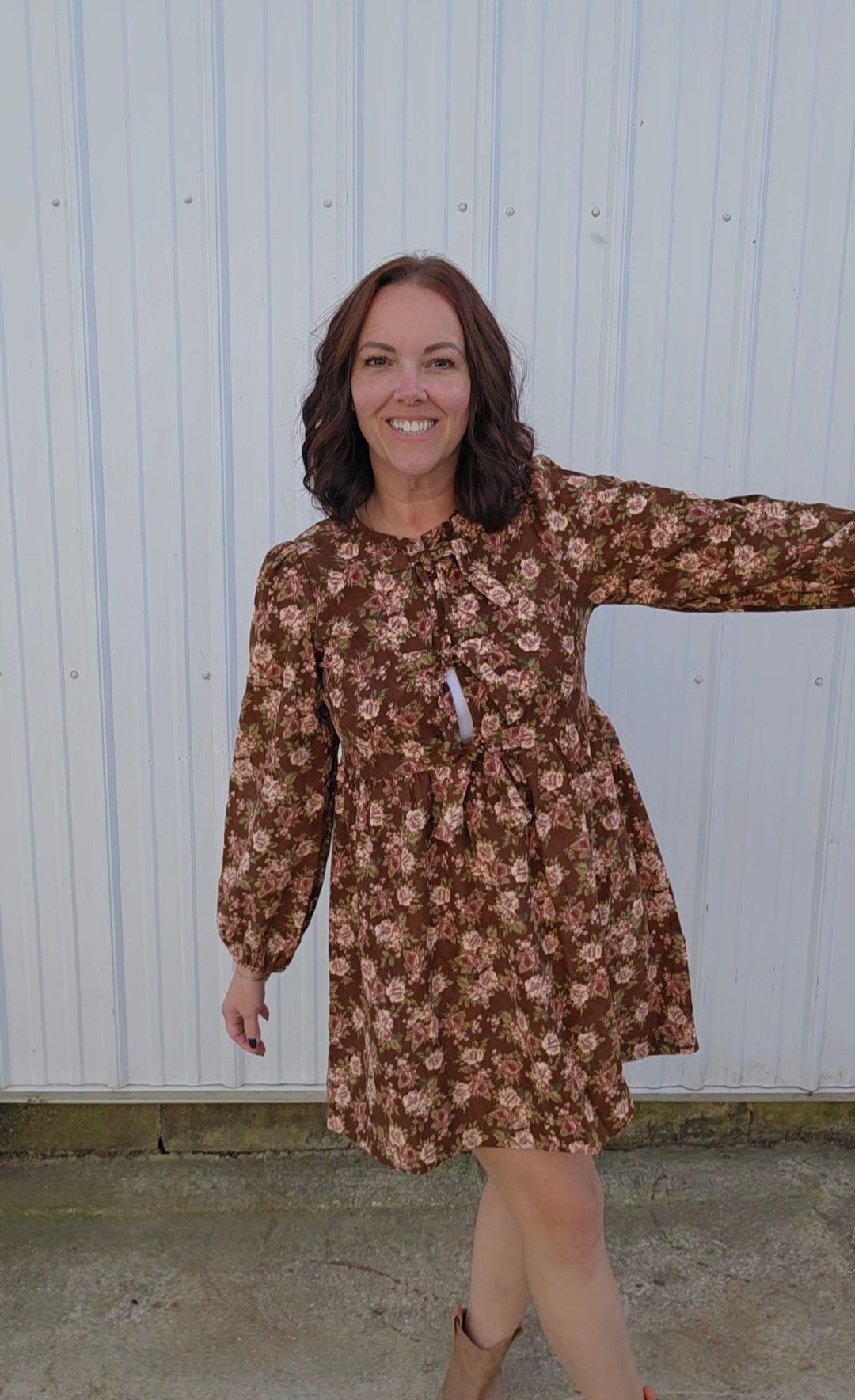 Beatrice Corduroy Dress