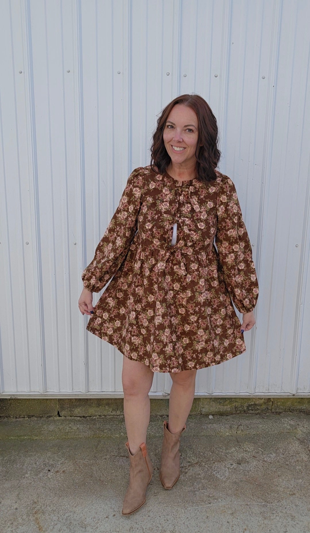 Beatrice Corduroy Dress