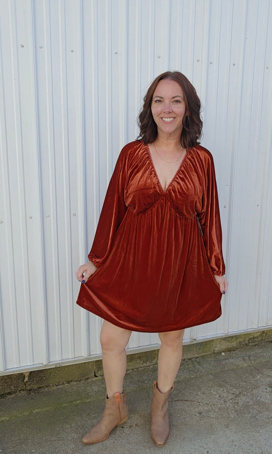 Vanessa Velvet Dress