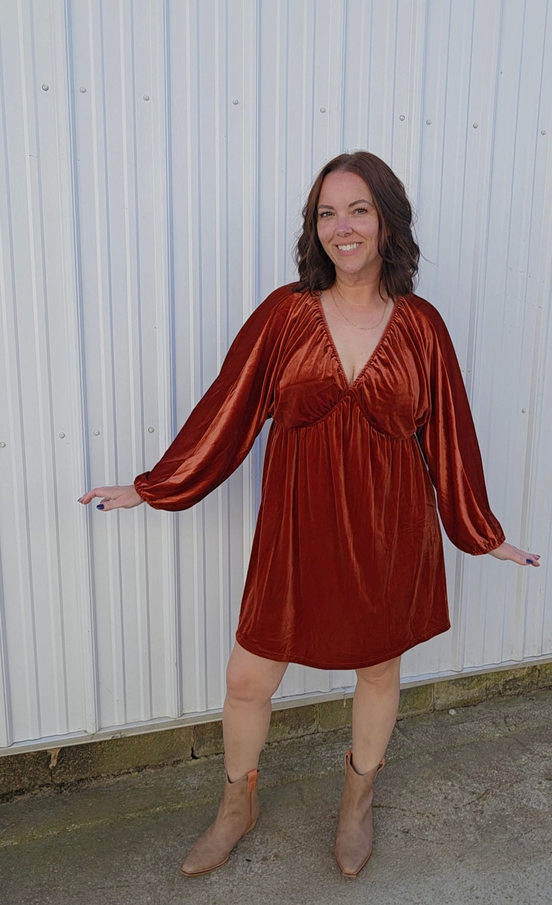 Vanessa Velvet Dress