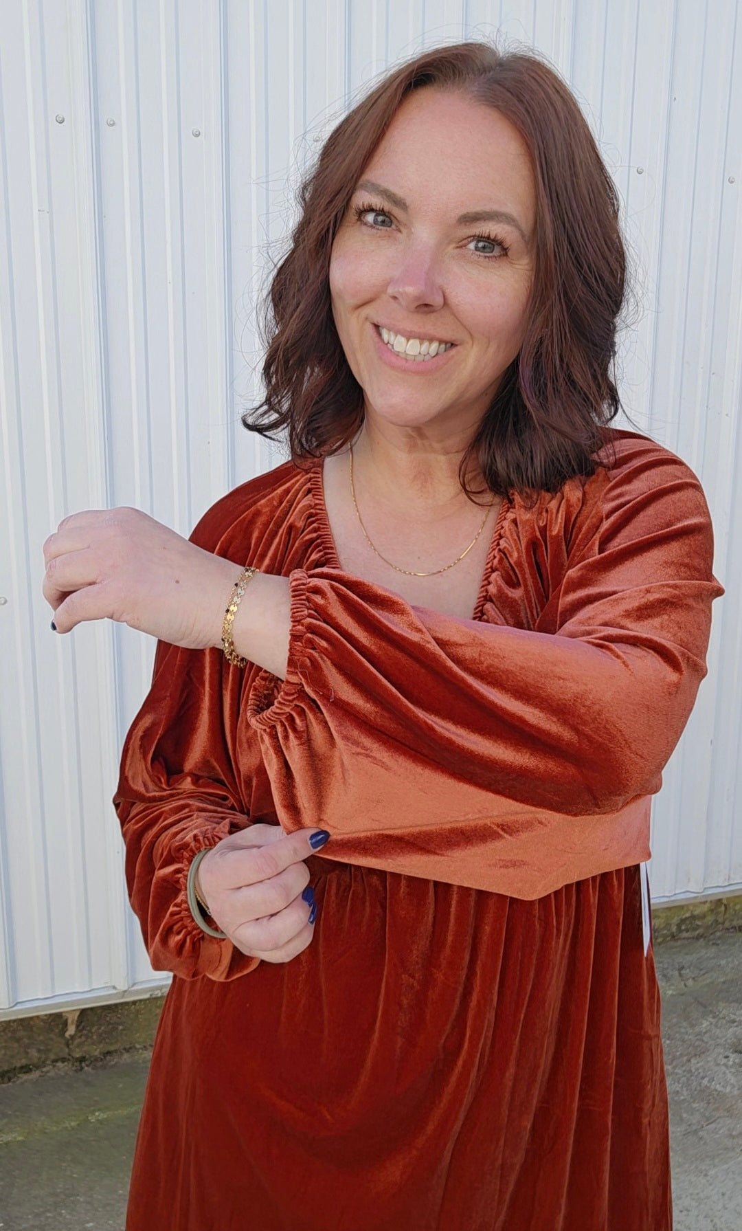 Vanessa Velvet Dress