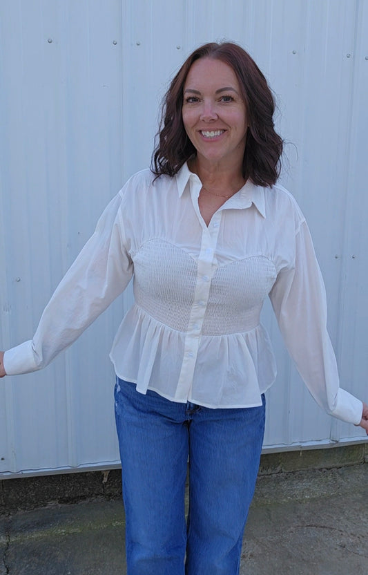 Phoenix Peplum Top