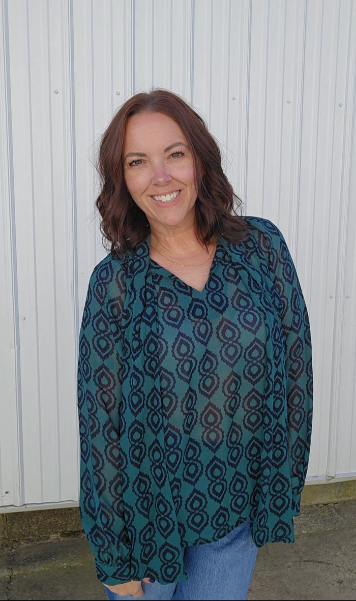 Cali Chiffon Blouse