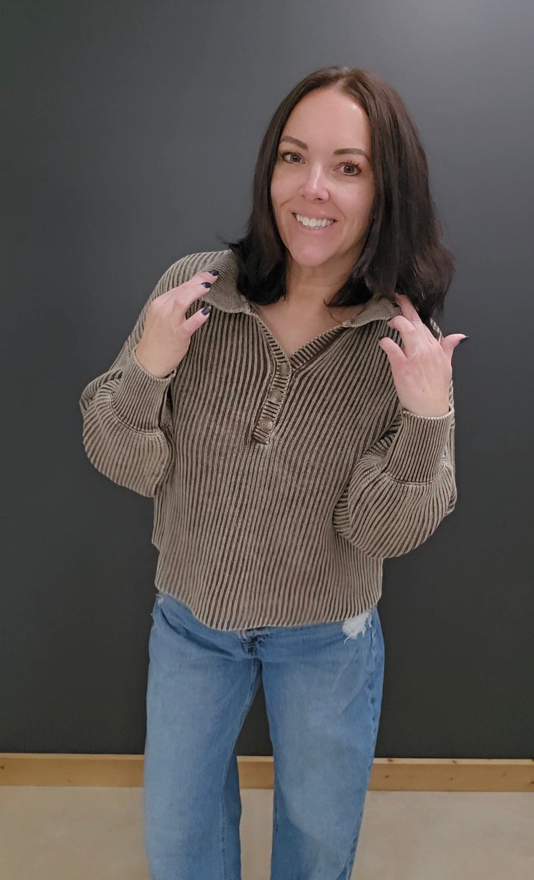 Emma Collared Sweater