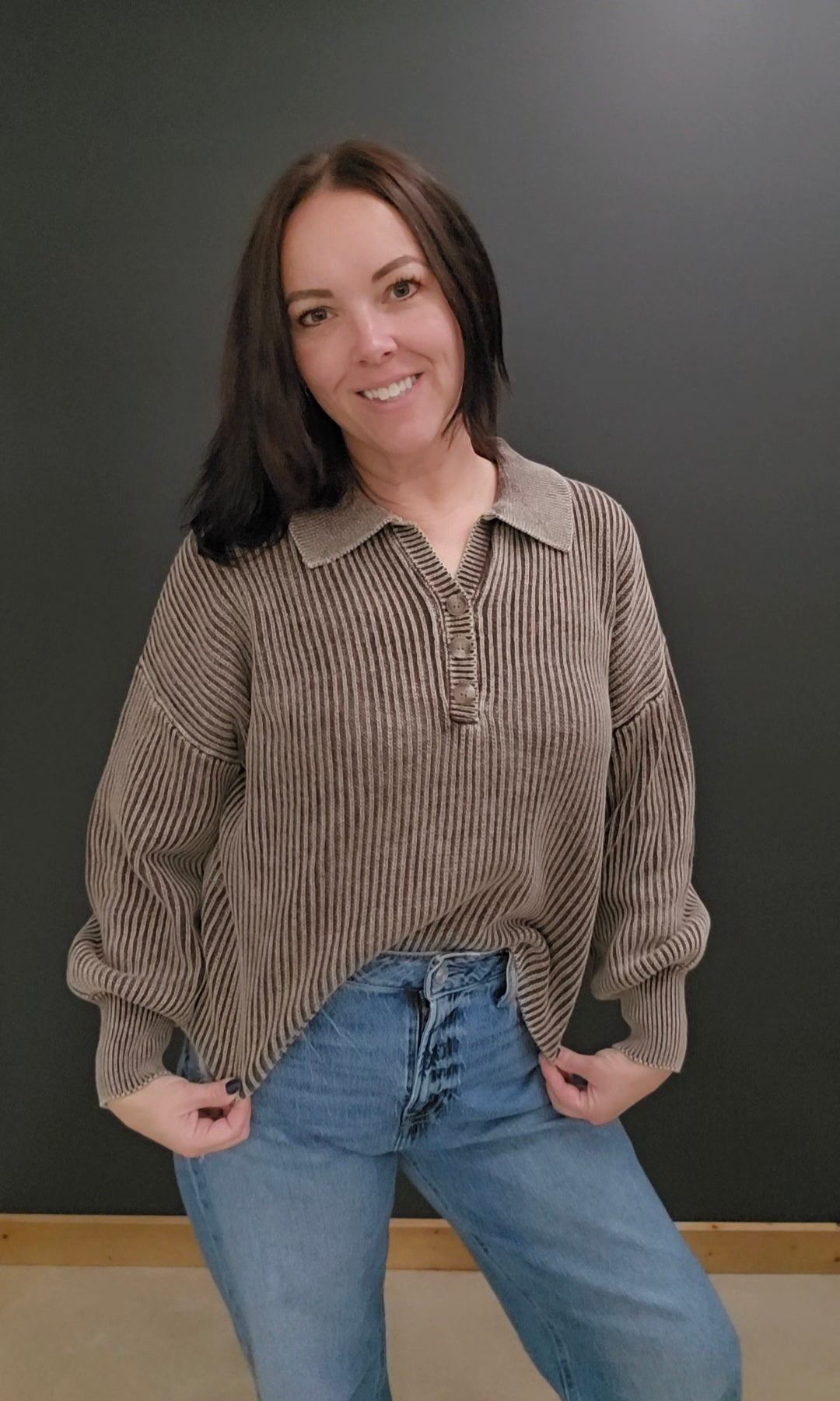 Emma Collared Sweater