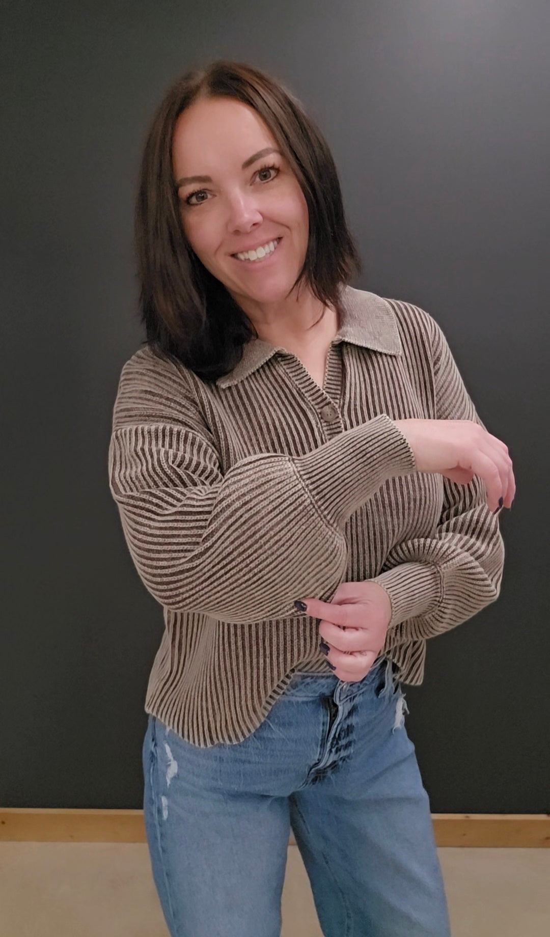 Emma Collared Sweater