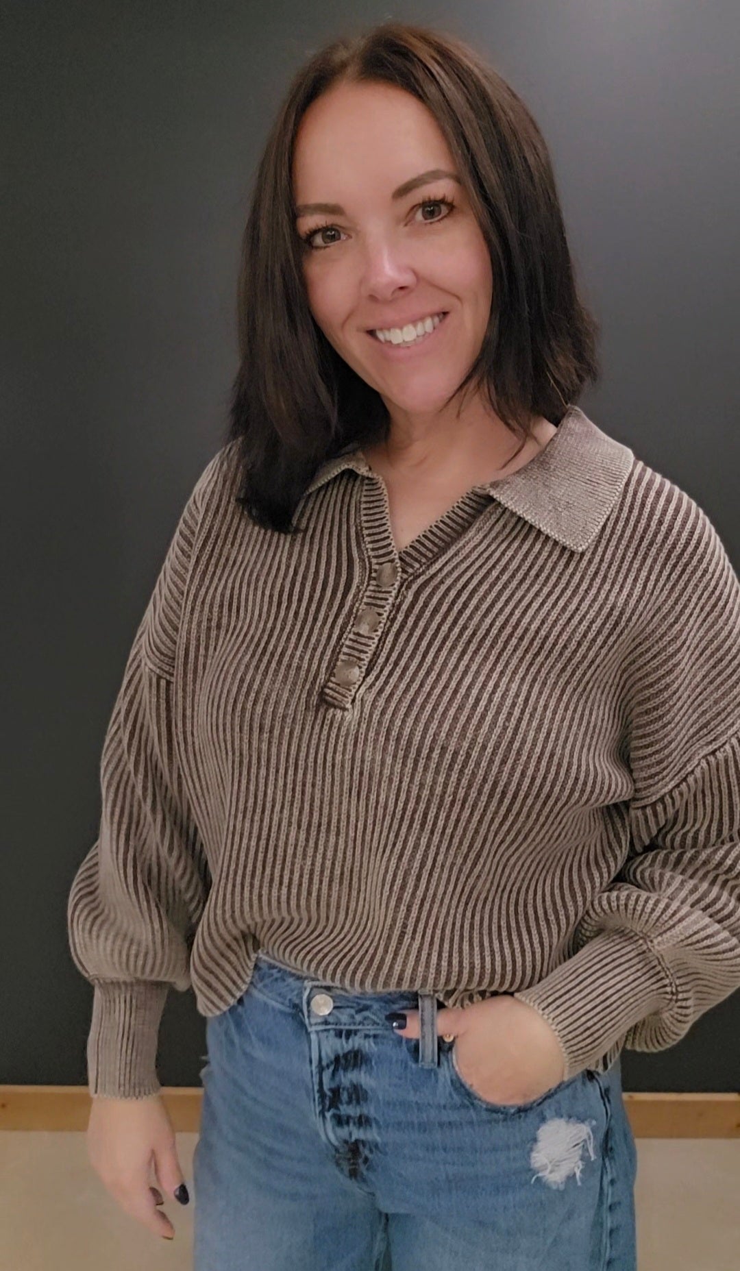 Emma Collared Sweater