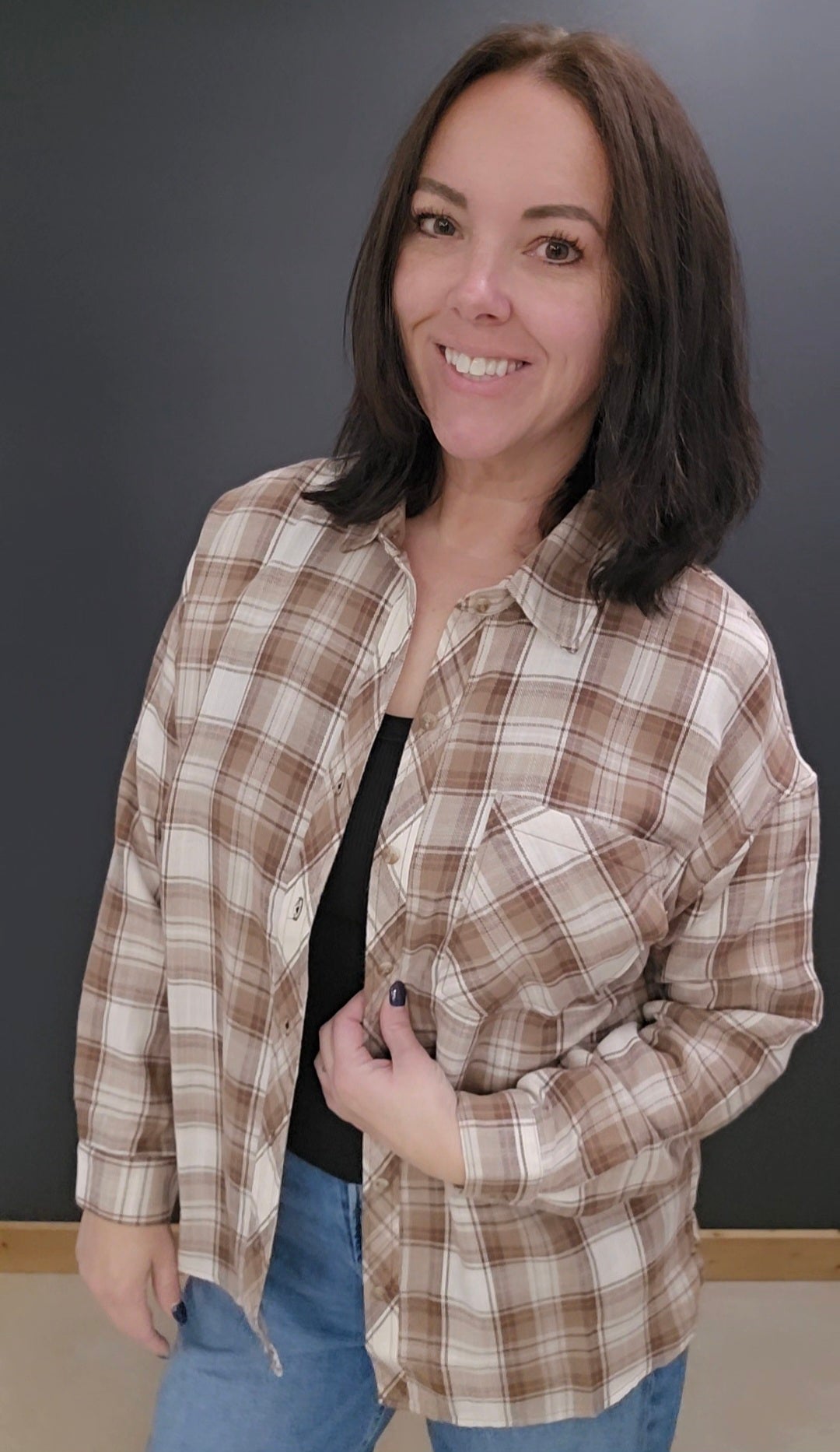 Oversize Flannel Shirt