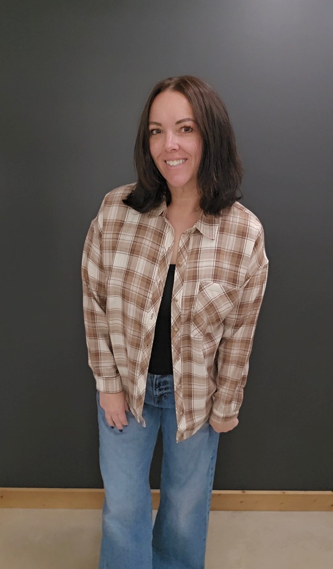 Oversize Flannel Shirt