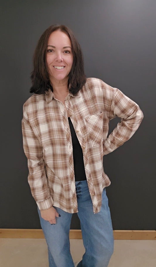 Oversize Flannel Shirt