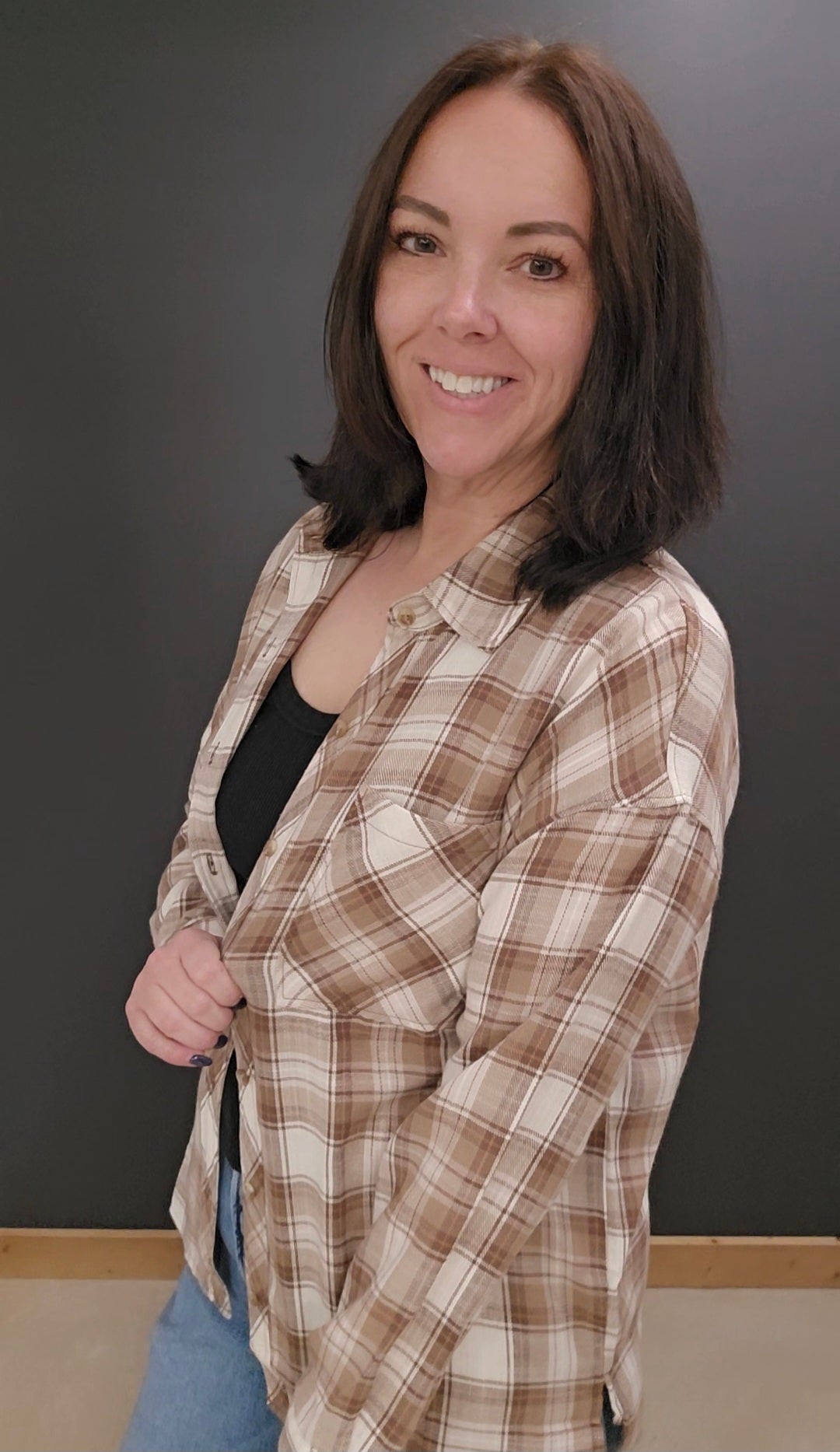 Oversize Flannel Shirt