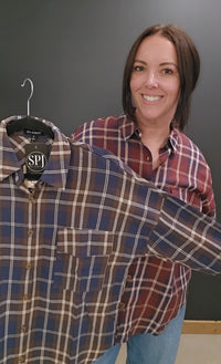 Patsy Plaid Top