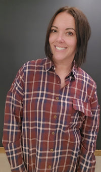 Patsy Plaid Top