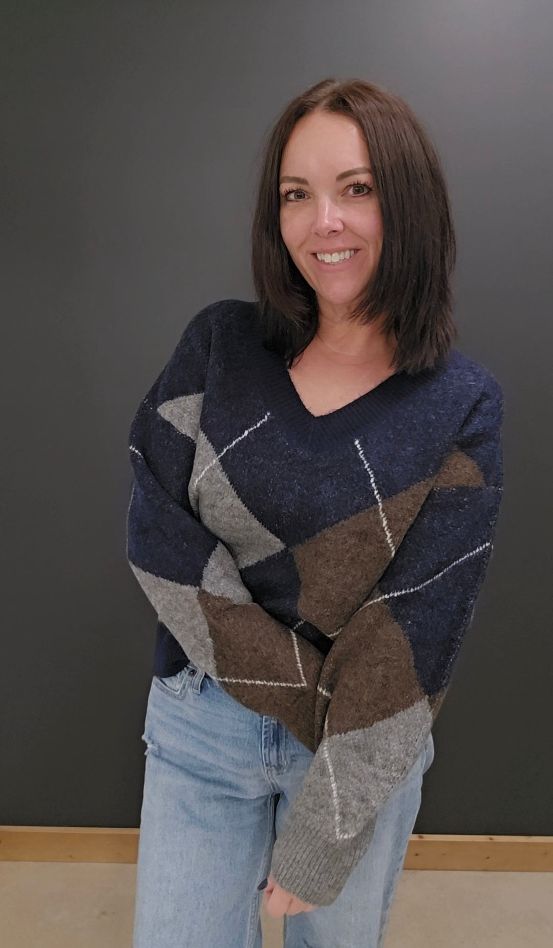 Freya Argyle Sweater