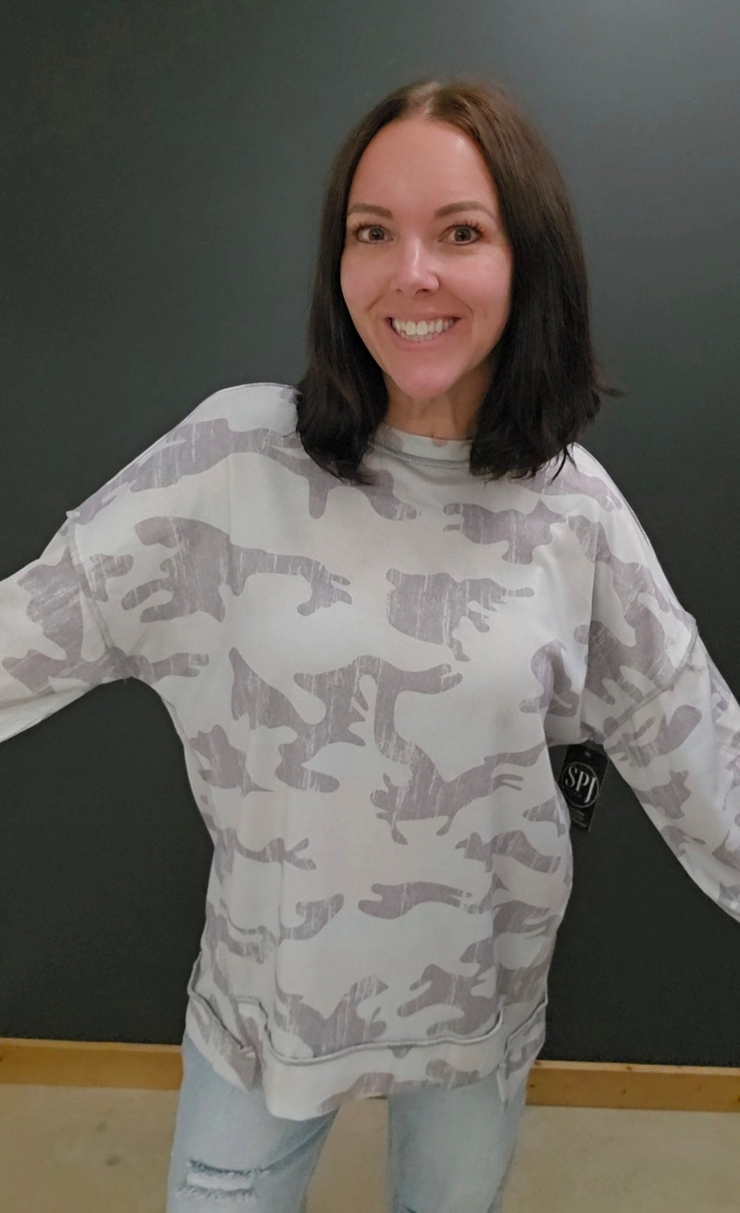 Christina Camo Top