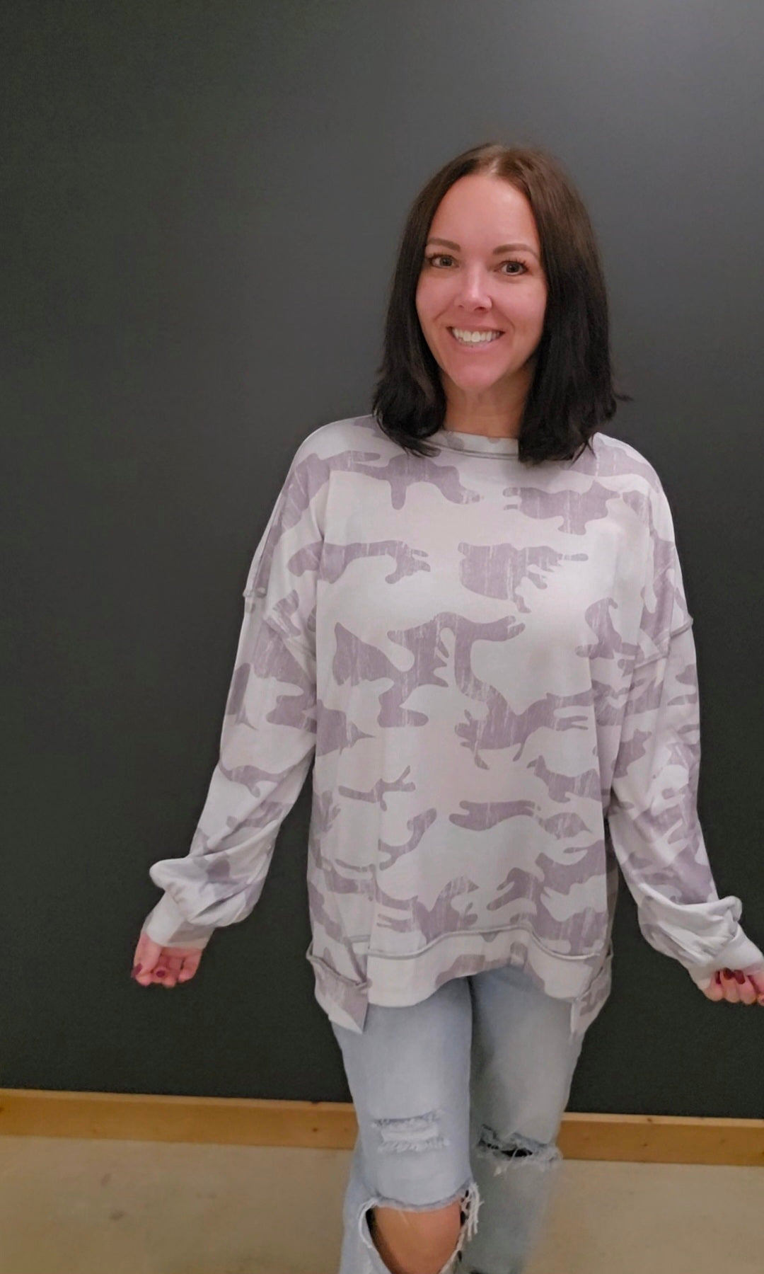 Christina Camo Top