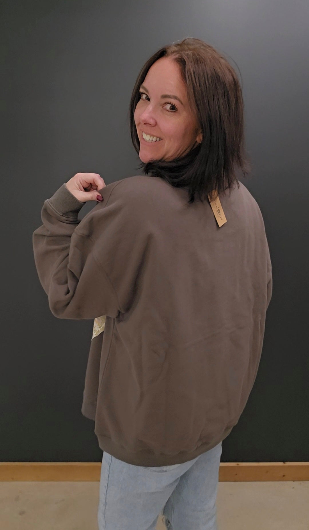 Peace Applique Sweatshirt