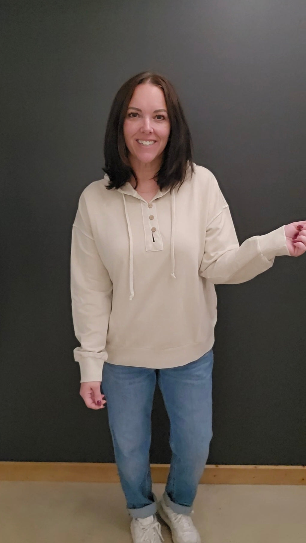 Presley Henley Hoodie