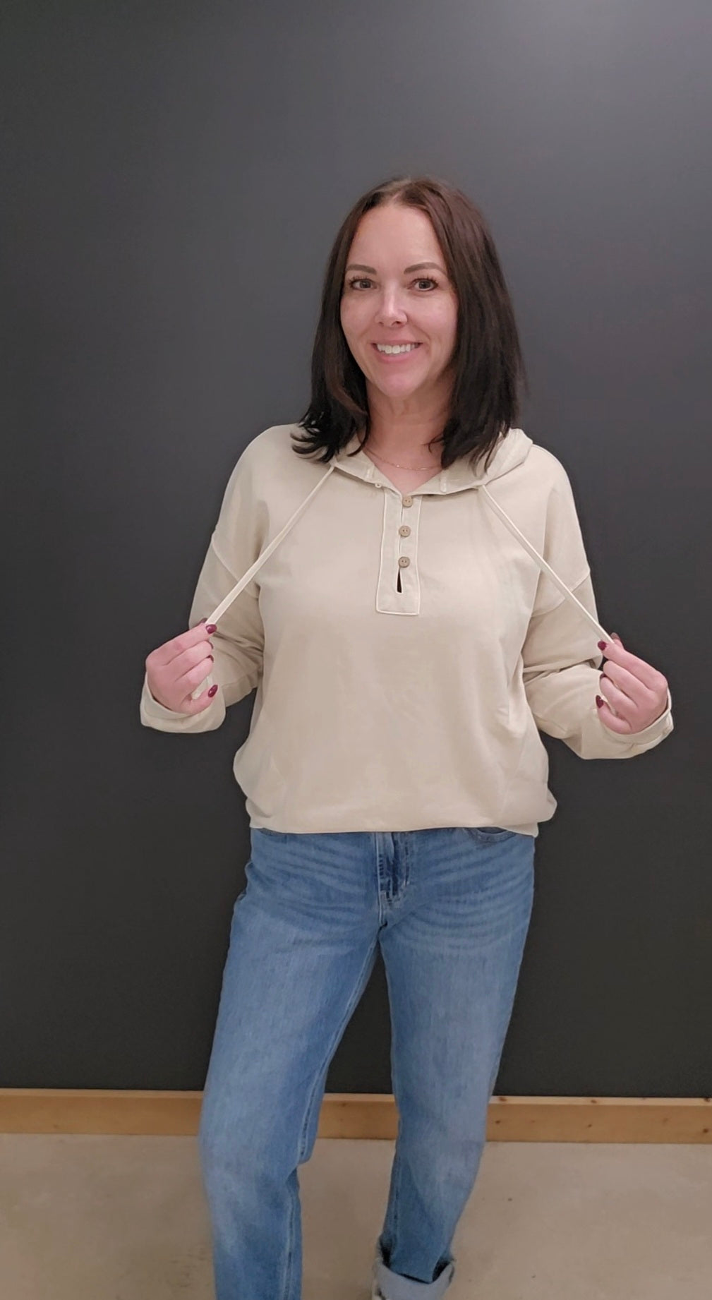 Presley Henley Hoodie