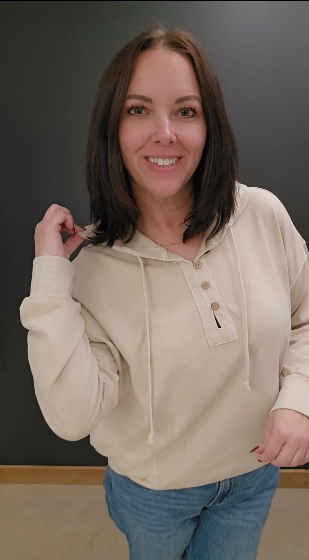 Presley Henley Hoodie